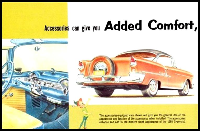 1955 Chevrolet Accessories Booklet Page 31
